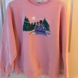 Pink sweatshirt